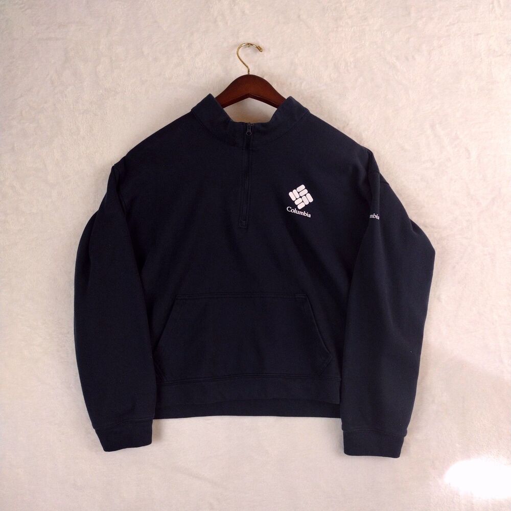 Columbia Unisex Trek French Terry Long Sleeve Half Zip Sweatshirt Size XL